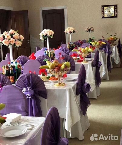 Столы и стулья и посуда на прокат