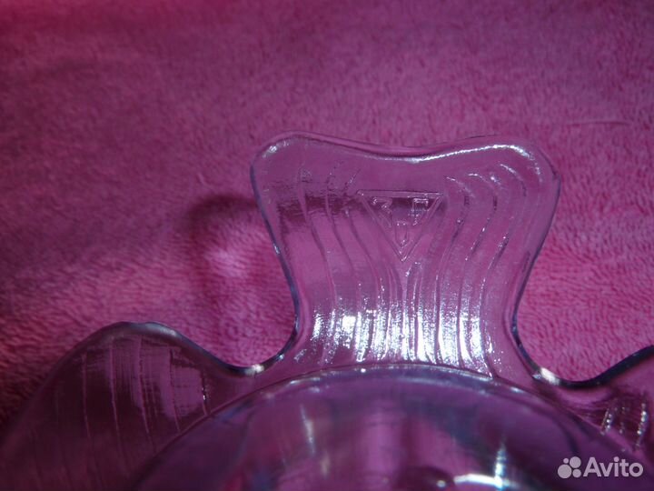 Селедочница цветное стекло СССР