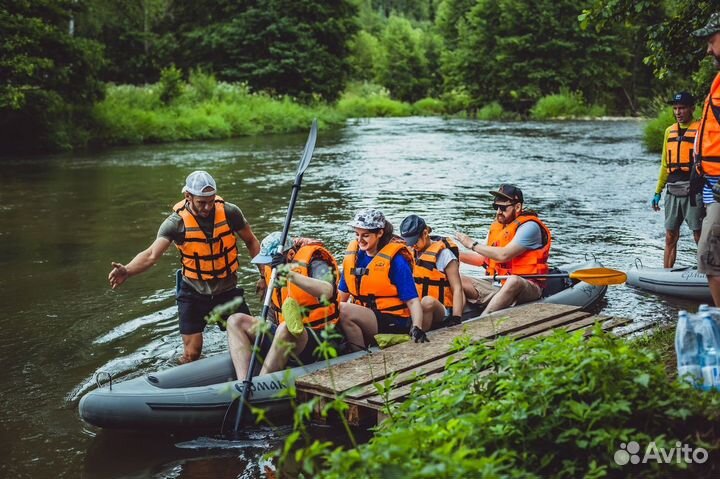 Корпоративные сплавы на байдарках