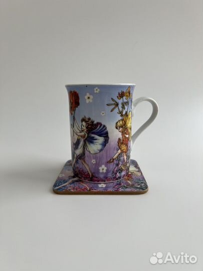 Бокал фарфоровый с подставкой 220 мл