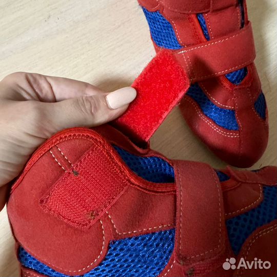 Детские борцовки самбовки на липучках 32-33