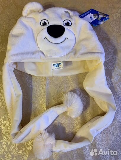 Шапка Мишка/Леопард. Олимпиада Сочи 2014