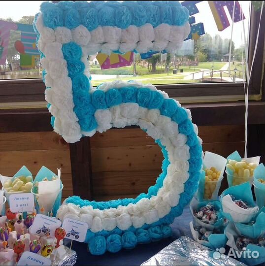 Цифра 5 на день рождения