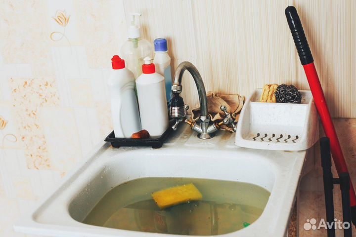 Прочистка канализации.Устранение засоров