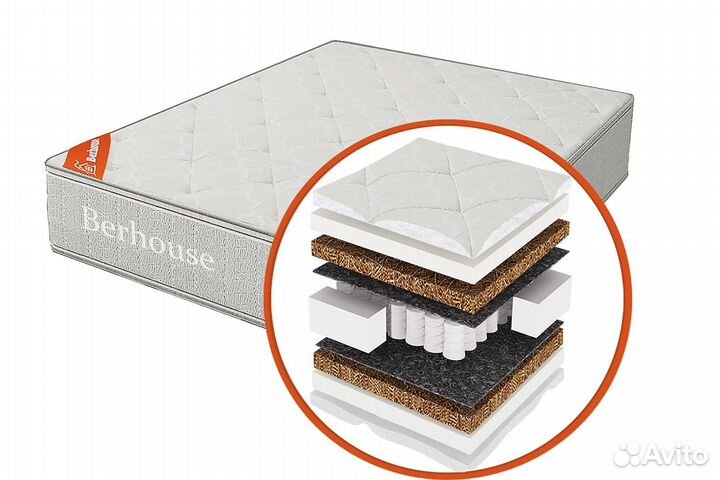 Матрас Mega кокос 10 TFK (Berhouse) Размер:160х200