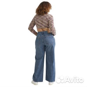 Джинсы H&M Wide High +, синий