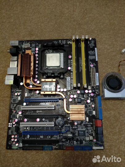 Мат. плата Asus М3А32+процессор Phenom HD960+кулер