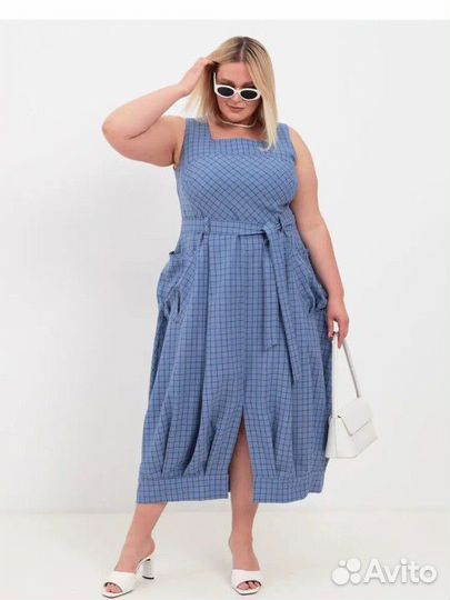 Платье сарафан большого размера 58 60