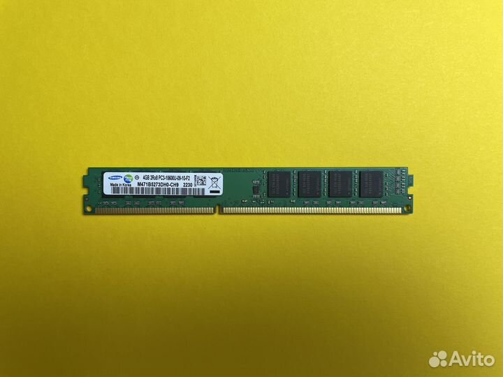 DDR3 4 GB 1333 mhz samsung 2Rx8 для пк Новая