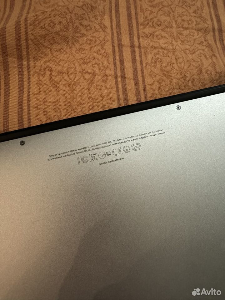 Apple MacBook Air 13, 2010 года