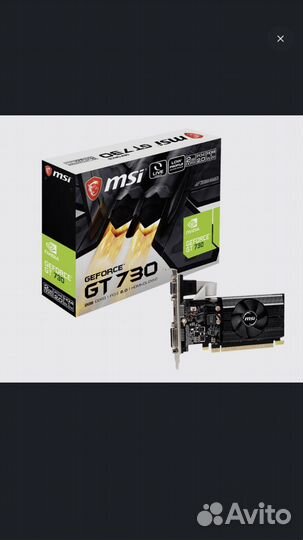 Видеокарта gt 730