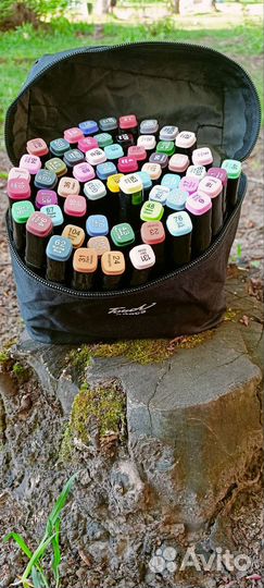 Маркеры для скетчинга 60 шт