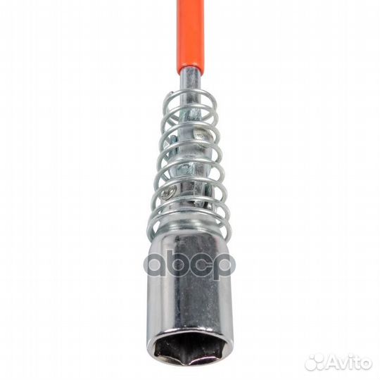 Ключ свечной L-образный с карданом и пружиной 2
