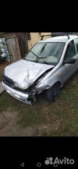 LADA Kalina 1.6 МТ, 2008, битый, 255 836 км