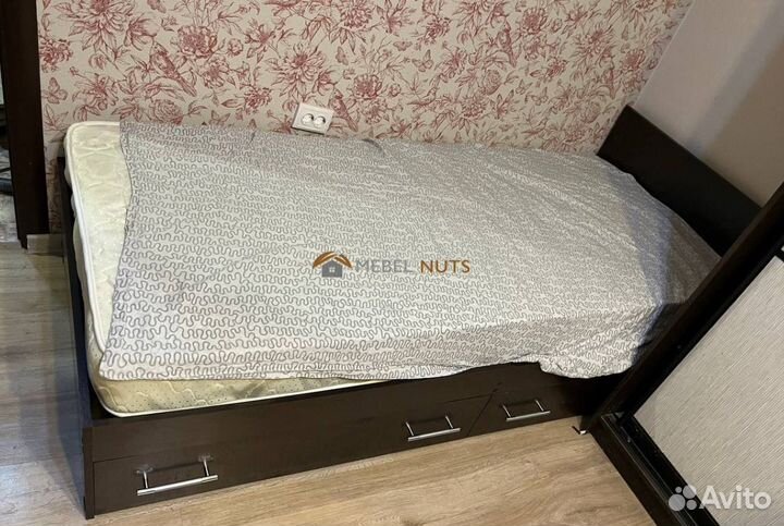 Кровать Амелина 90х200 с ящиками