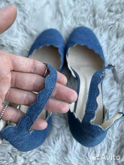 Туфли джинсовые 39-40