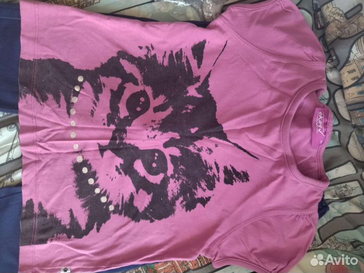 Брюки, платья, шорты, майки на девочку 104