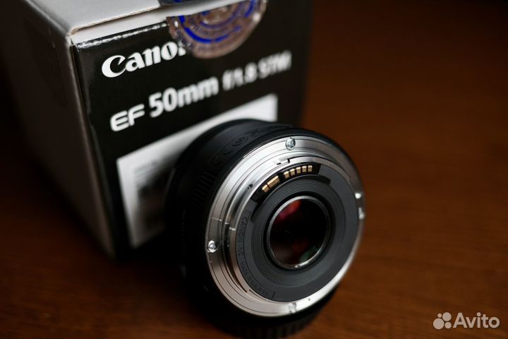 Объектив Canon EF 50 mm 1.8 stm