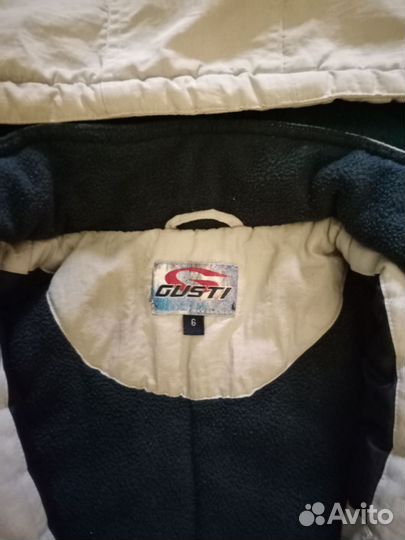 Куртка детская зимняя с капюшоном для мальчика р.6