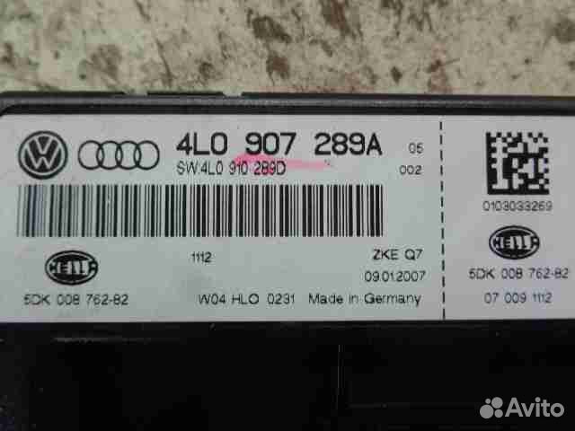 Блок комфорта для Audi Q7 4L 4L0907289A