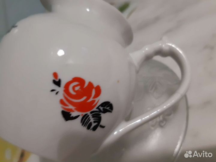 Фарфор СССР и столовые приборы