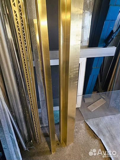 Полоса латунь полированная, вставка