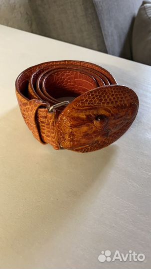 Мужской кожаный ремень