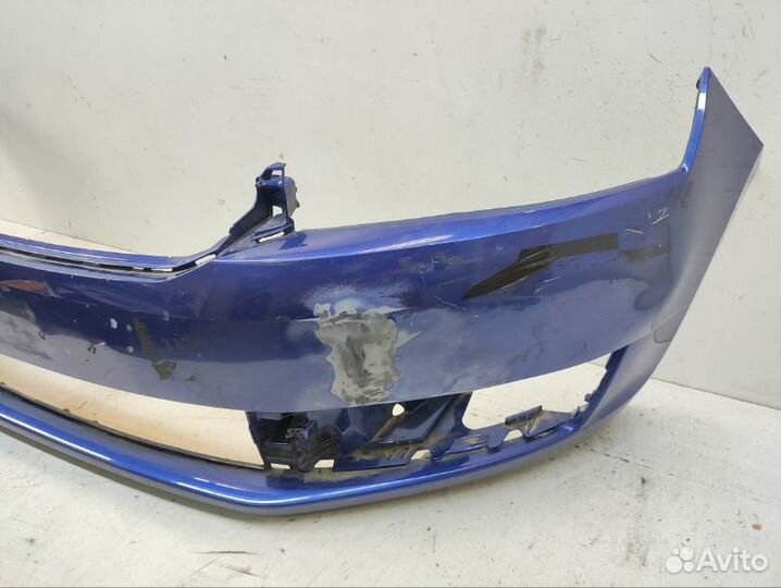 Бампер передний Skoda Rapid 1 2012-2019