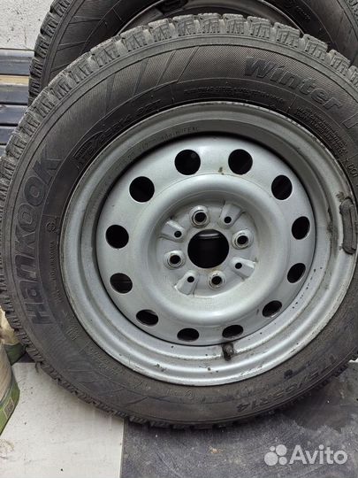 Колеса 2 шт на зимней резине Hankook 175 65 r14