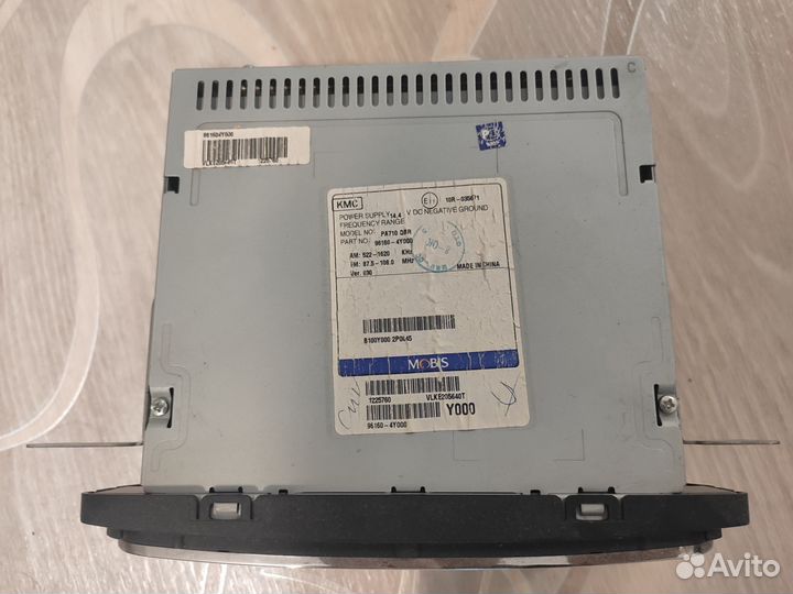 Штатная магнитола KIA RIO 3