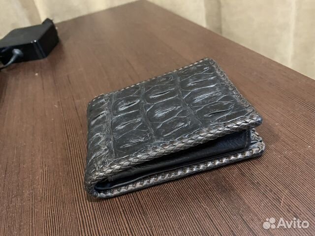 Кошелек мужской кожа крокодил