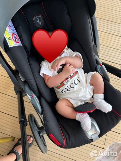 Коляска 3 в 1 cybex priam ferrari