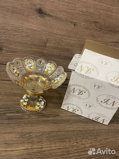 Хрустальная посуда богемия