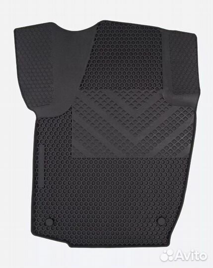 Резиновые коврики соты Skoda Rapid