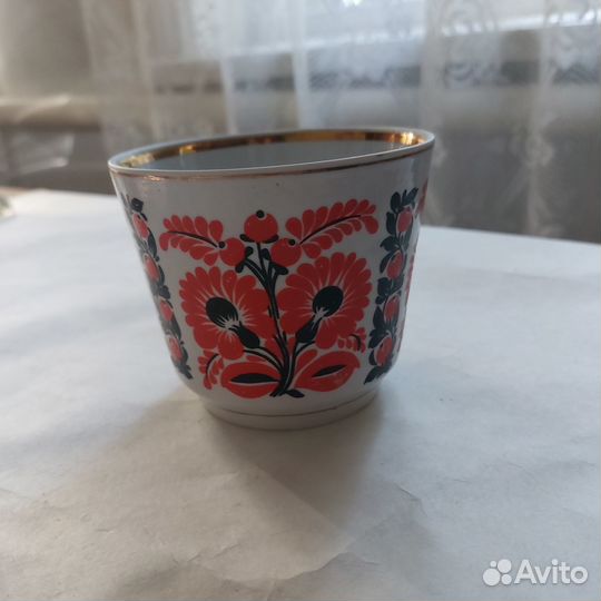 Чашки СССР. Три бокала больших 