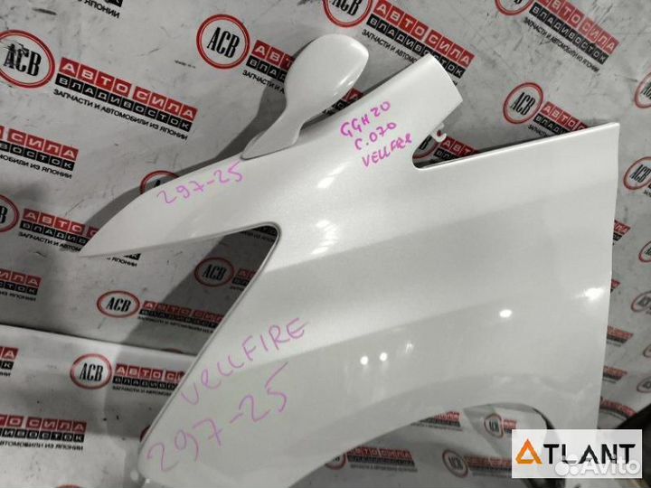 Крыло переднее левое toyota vellfire