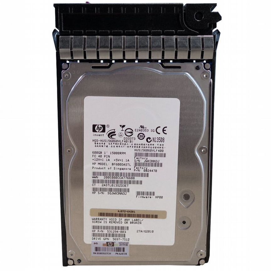 [531294-003] Жесткий Диск Hp Bf600dastl 600gb Fibre Channel 531294-003