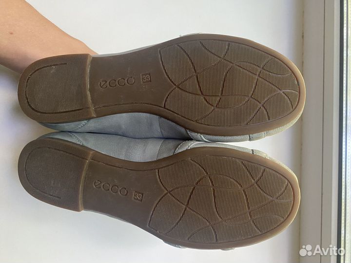 Туфли ecco кожа 33