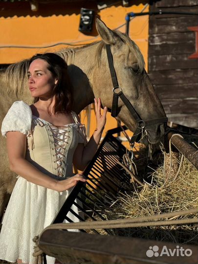 Платье с корсетом летнее