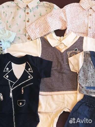 Одежда для мальчика 9-12 мес пакетом