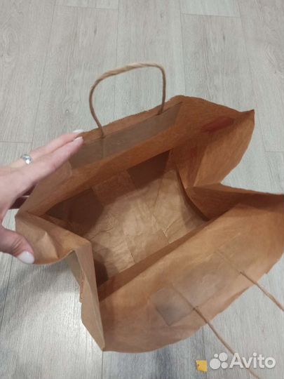 Бумажный пакет из макдоналдс