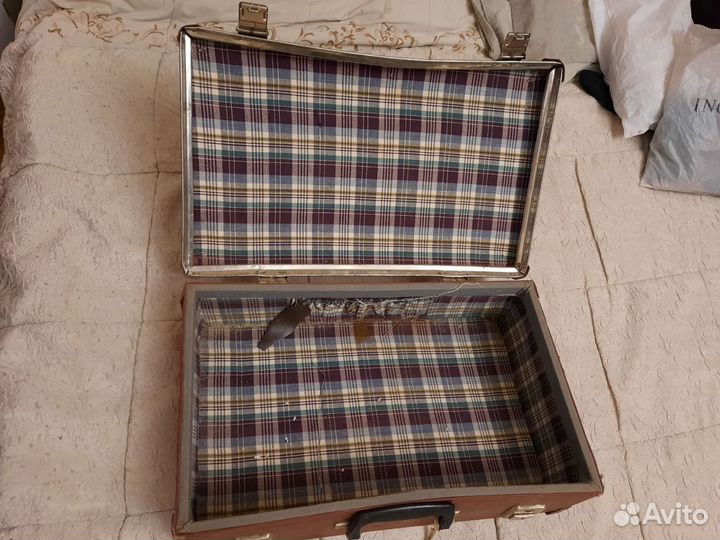 Винтажный чемодан СССР.Рюкзак (вещьмешок )
