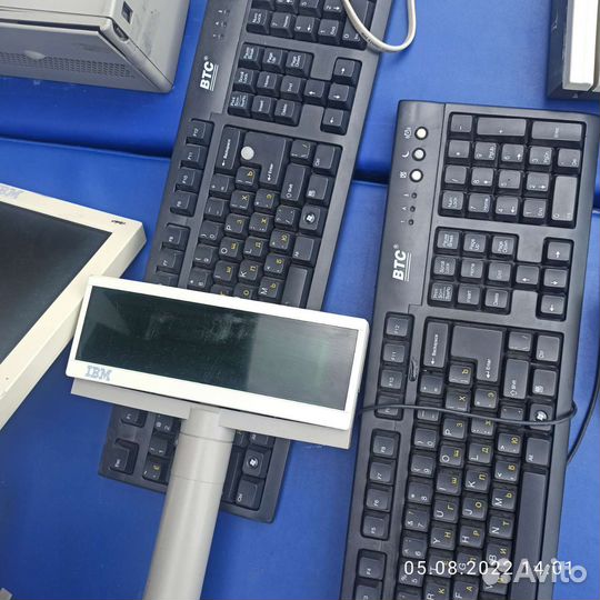 Монитор кассовый комплект, кассовый компьютер ящик