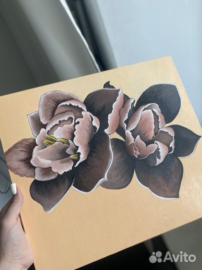 Картина акрилом 