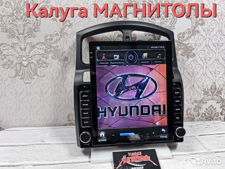 Магнитола Hyundai Santa Fe Classic Tesla android н