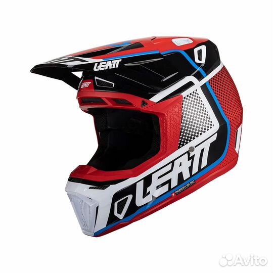 Композитный Шлем Leatt Moto 8.5 Helmet Kit Red V24