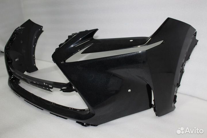 Передний бампер Lexus Nx 300h черный под установку