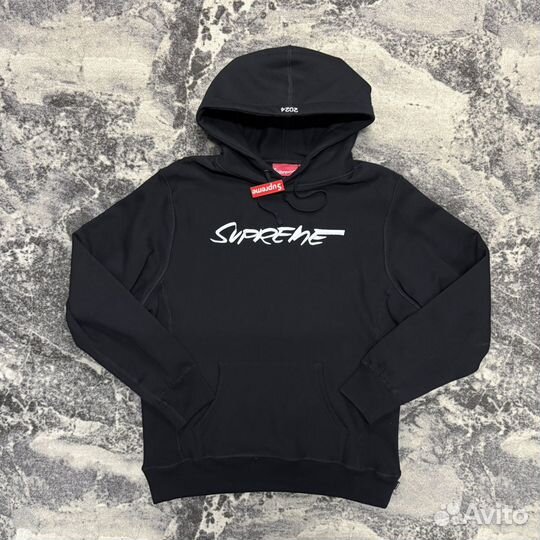 Толстовка худи Supreme futura logo