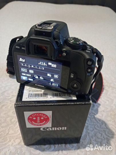 Canon EOS100D + объектив Canon EFS 24mm f/2.8 STM