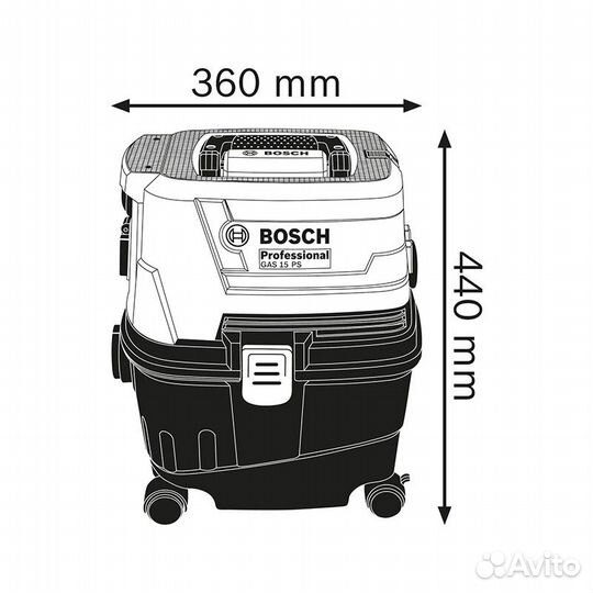 Пылесос bosch gas15ps